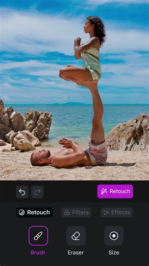 Photo retouching app! Delete any object with 1 click! #photoretouching #photoediting
