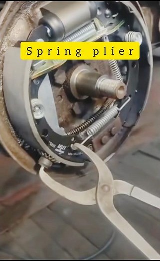 drum brake shoe spring plier #special tool for mechanics