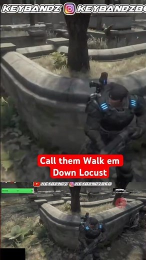 WALK EM DOWN LOCUST IN GEARS OF WAR 1⚙️🎮🤦‍♂️(On Insane Mode)