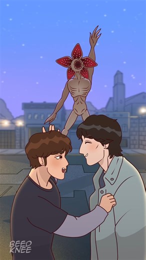 Watch him Mike! #strangerthings #willbyers #mikewheeler #animationmeme #byler