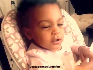 TBT! Baby McClure Twins giving dad some serious sass about getting a real job... | The Mighty McClures