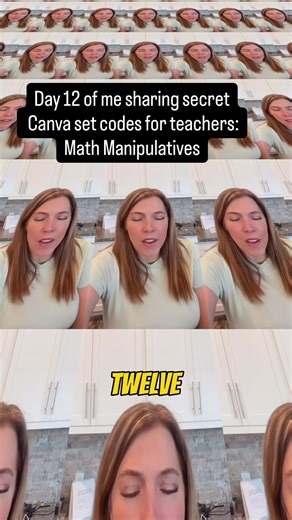 Math manipualtives found in Canva!