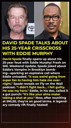 David Spade Talks About His 25 Year Crisscross With Eddie Murphy #shorts