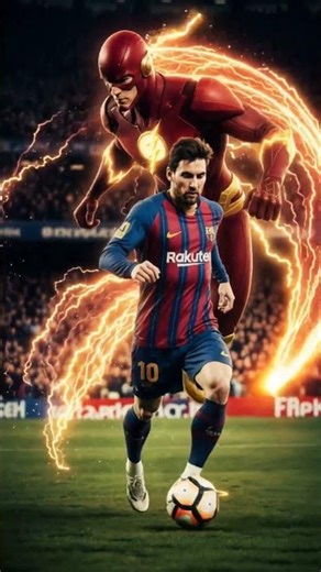 Entering the Speed Force with Messi! ⚡🔴