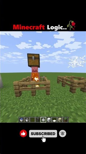 Minecraft Logic..🥀 #trend #shorts #minecraft #minecraftmemes #funnyminecraft