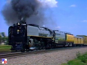 42K views · 3.9K reactions | Union Pacific FEF No. 844 streaks west across Nebraska with two short freight trains in 1989! From the GSVP show "Union Pacific Steam Volume 2" https://rfd.video/UPSteam2 | Steam Giants | Facebook
