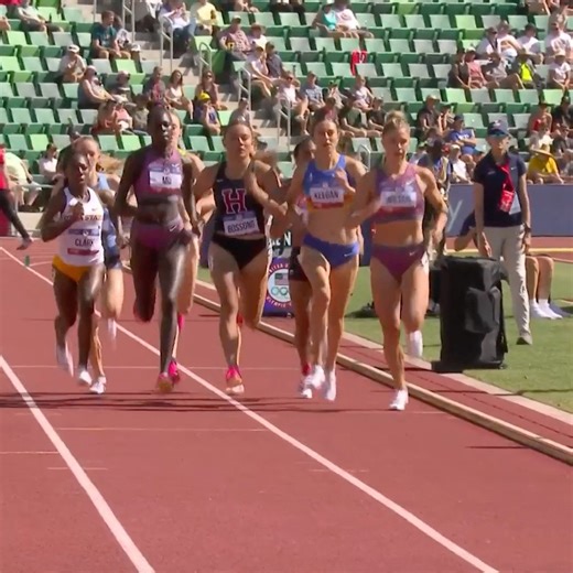 320K views · 2.6K reactions | Athing Mu advances in the 800m in her first race since breaking the American record last September. #TrackFieldTrials24 : USA Network & Peacock | NBC Olympics & Paralympics | Facebook