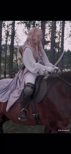 Exploring Tolkien's World with Kiki Rockwell in an Elven Cosplay