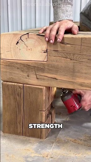 He Built This Stunning Bed Frame From Old Wood