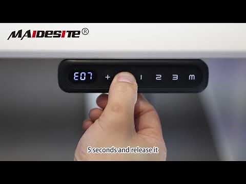 How to Fix Error Code E07 For Maidesite Standing Desk