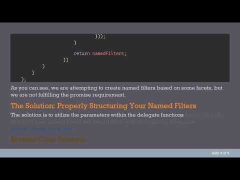 Solving the Nest NamedFilters Promise Issue in Elasticsearch