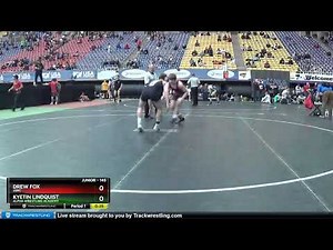 Junior 145 Drew Fox IAWC Vs Kyetin Lindquist Alpha Wrestling Academy