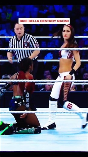 Brie Bella Destroys Naomi in a Dominant Showdown#short#wwe#naomi