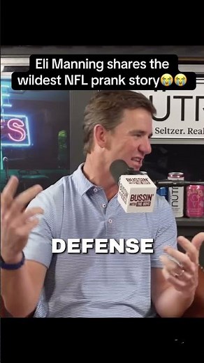 Eli Manning prank story on ‪@BussinWithTheBoys‬ #elimanning#nygiants#nfl#football#sportspodcast#funny