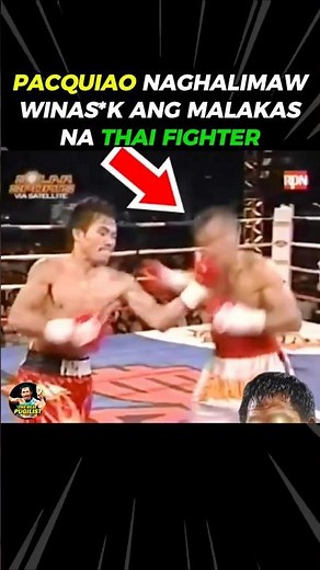 VINTAGE PACQUIAO DINUMINA ANG MALAKAS NA THAI FIGHTER! boxing 2025 latest fight #boxinghighlights
