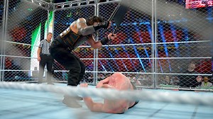 Roman Reigns belts Brock Lesnar with multiple steel chair strikes: Greatest Royal Rumble (WWE Network Exclusive)