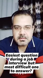 Frequently asked questions during a Job interview: It seems to be an easy question, but answering this properly is a tough nut to crack. Here are a few approaches to answer this question in a safe manner! Thank me later! | Moazzam Ali