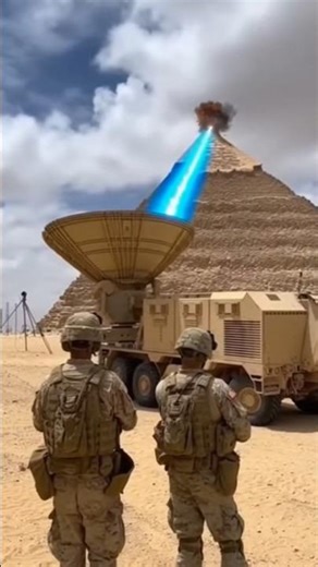 Orbital Laser Strike Test – Pyramid Vaporized in One Hit! #LaserWeapon #OrbitalStrike #MilitaryTest