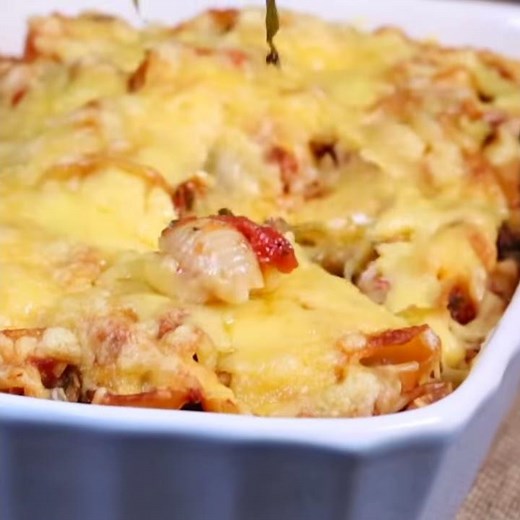 Courgette Spinach Pasta Bake