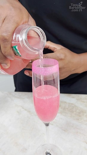 Pink Whitney Mimosa | Tipsy Bartender