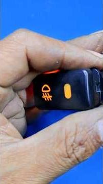 how to replace the car fog lamp switch #foglamp #illumination #switch #foglampswitch