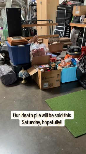 My death pile will be sold tomorrow! | Candy O'Donnell