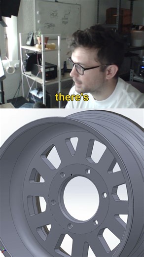 Beadlock ring details: fillets for alignment, sharp edges for function, designed for real machining.