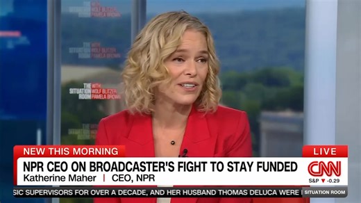 In the past, NPR CEO Katherine Maher said that America is “addicted to White supremacy” and that the words “boy and girl” are “erasing language for non-binary people.” Now that NPR might finally lose its taxpayer money, she’s singing a different tune. Americans don't buy it. | Senator John Kennedy