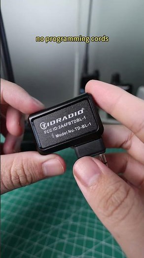 Wireless programmer connects to baofeng uv5r for programming #hamradiooperator #tidradio #baofeng
