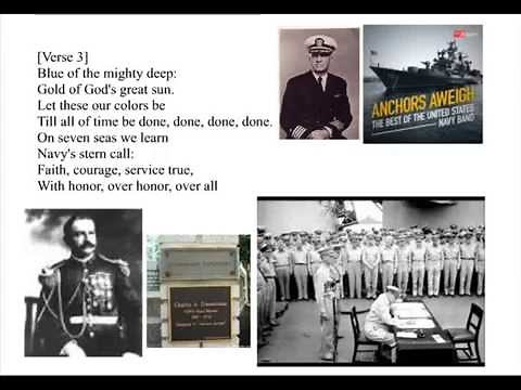 ANCHORS AWEIGH (lyrics)