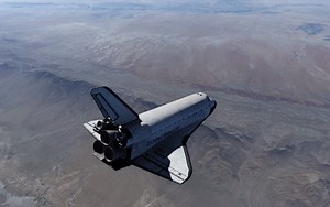 顶级画质模拟，执行STS3任务航天飞机最终在白沙基地进近，附原声