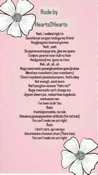 RUDE song lyrics [Hearts2Hearts]🌸🎧🎶 #Kpopsong #viralsong #viralshorts #subscribe