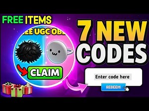 ⚠️ALL NEW⚠️ OBBY FOR FREE UGC ITEMS CODES IN NOVEMBER 2025 - ROBLOX OBBY FOR FREE UGC ITEMS CODE