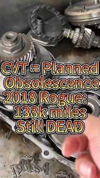 Why the ‘Fixed’ Nissan CVT Still Dies at 138k mile #transmission #mechanics #japancar #carrepair