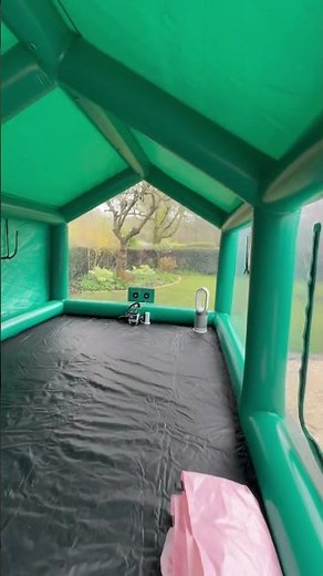 Step inside a Car Bubble show car inflatable garage - The ultimate in outdoor vehicle storage #cover