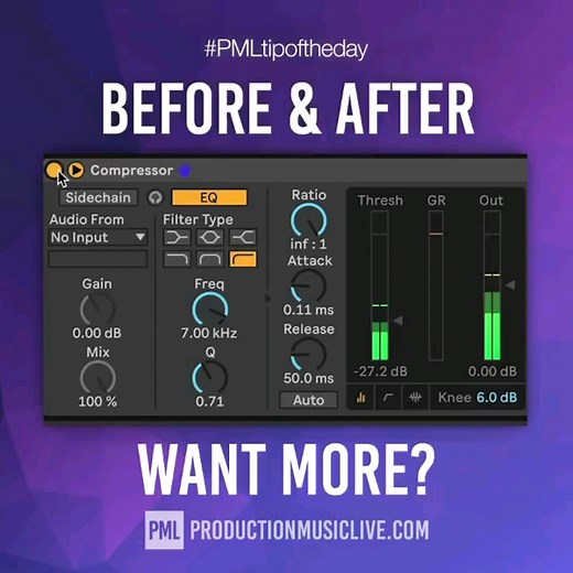 Ableton小技巧：如何用压缩器给人声去齿音