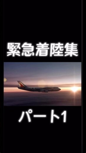 緊急着陸集 1 #飛行機