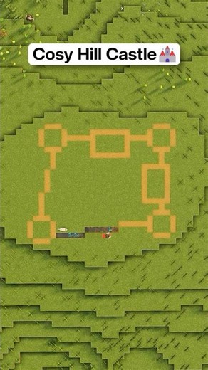 Minecraft Cosy Hill Castle 🏠 #minecraft