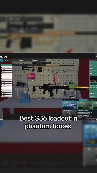 Mejor carga G36 en Phantom Forces