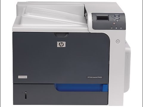 HP Color LaserJet CP4025 Configure IP network settings