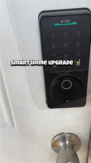 No more fumbling for keys. The Wyze Lock Bolt v2 lets you unlock with your fingerprint, share access codes, and control your door from your phone. Simple, secure, and made for everyday life. @Wyze @Wyze Live #wyze #wyzelock #wyzefingerprintlock #home #homesecurity