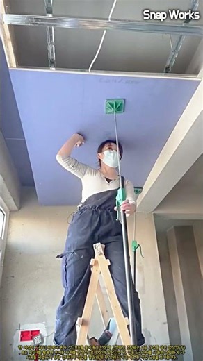 천장 보드 시공법: 혼자서도 뚝딱 해내는 전문가의 천장 인테리어 시공 방법 #worker #process #handyman #skills #interior