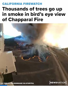 2.1K views | Aerial View of Chaparral Fire Shows 'Jaw-Dropping' Conditions in California The Chaparral Fire burning in California’s Riverside and San Diego counties reached 1,427 acres (about 2 square miles) on September 1. The fire was at 80 percent containment as of September 1. | NewsNation | Facebook