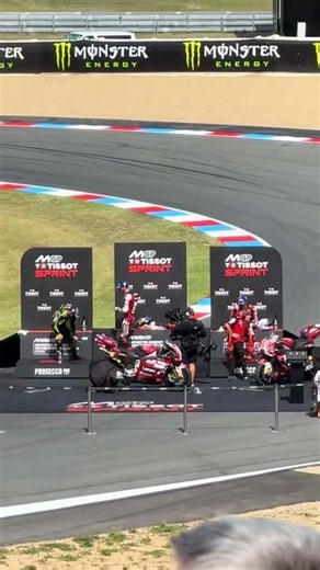 Podio Sprint Race Brno 2026 #MarcMarquez #AiOgura #PeccoBagnaia #MotoGP26 #MotoGP #BrnoGP26 #BrnoGP