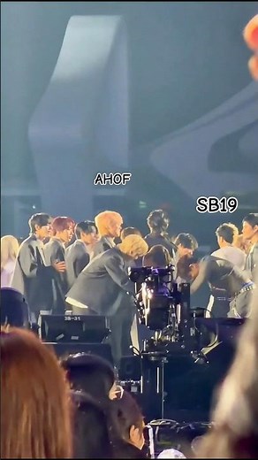 SB19 AND AHOF Bowing and Greeting Each other during ACON 2025 #ahof #sb19 #kpop