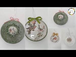 DIY: The Most Beautiful Acrylic Christmas Ornaments ✨ Step-by-Step Original Decor
