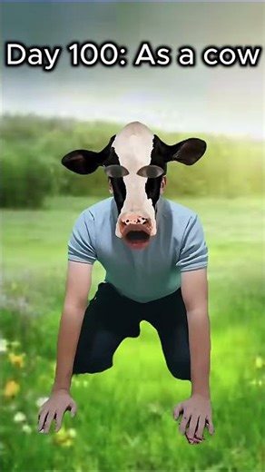 I Tried Becoming a Cow… and It Worked 😳🐄