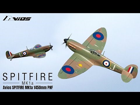 Avios Spitfire MK1a 1450mm PNF - A WWII Legend Recreated!