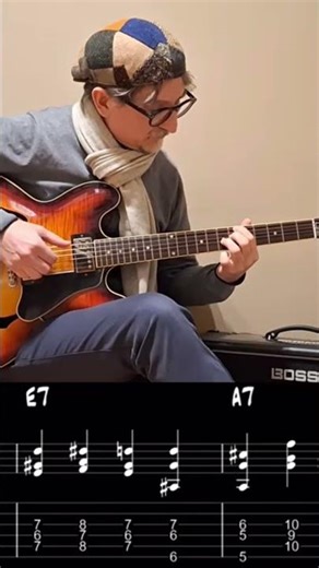 walking bass tutorial for free #guitar #jazzguitar