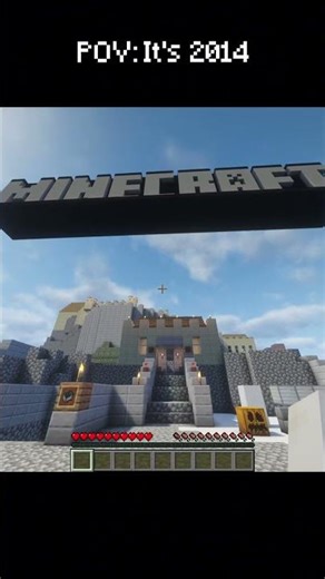 POV It's 2014 Minecraft console edition